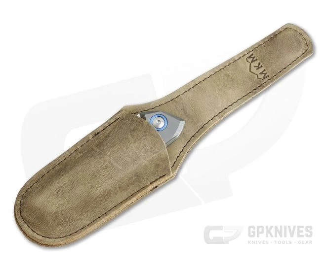 MKM Mikita Burnley Cellina Bolstered Green Micarta M390 Slip Joint Folder MY02-GCT - Image 4