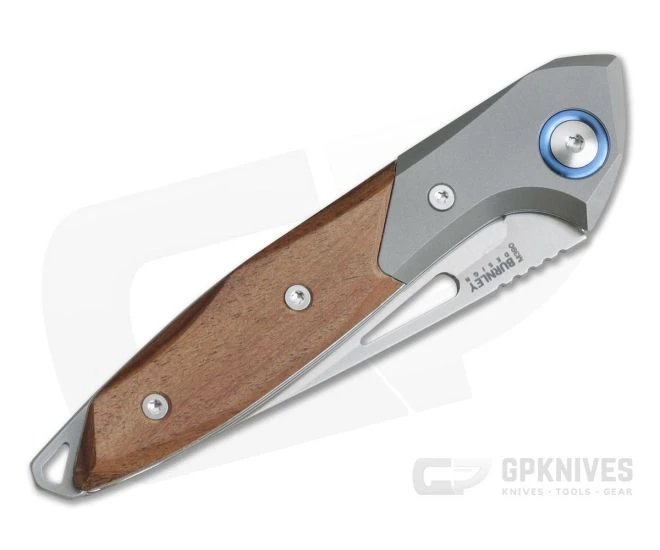 MKM Mikita Burnley Cellina Bolstered Santos Wood M390 Slip Joint Folder MY02-ST - Image 2