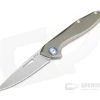 MKM Mikita Burnley Cellina Bronze Titanium M390 Slip Joint Folder MY02-TBR