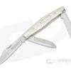 Remington 2020 Stockman Bullet Knife Limited Ivory Paper Micarta Handle 420HC Blade R50037