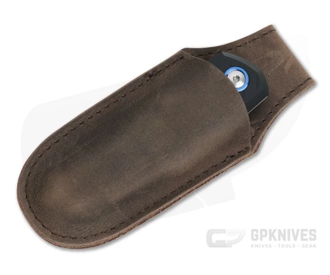 MKM Mikita Root Anso Satin M390 Black Aluminum Slip Joint Folder RT-A - Image 4