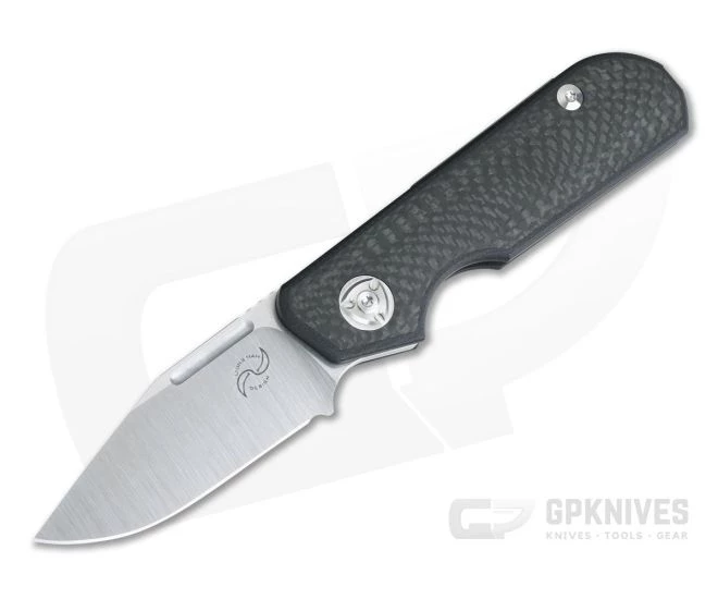 Liong Mah Design Traveler Clip Point Carbon Fiber M390 Slip Joint