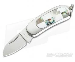 Moki Mini Pendant Checkered Mother of Pearl & Abalone