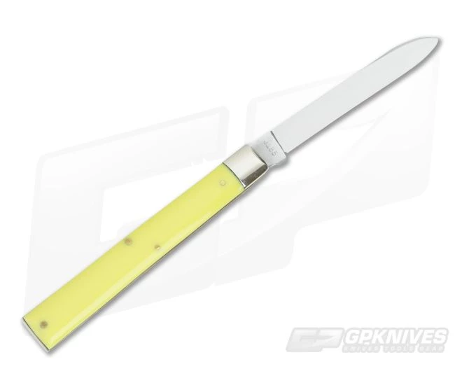 Case XX U.S.A. 7 Dot (1973) Yellow Composition Doctor Knife - Mint - Image 2