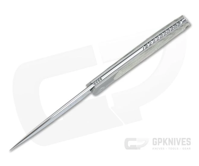 Viper Key Vox Design Slip Joint Bolstered Green Canvas Micarta M390 V5978CV - Image 3