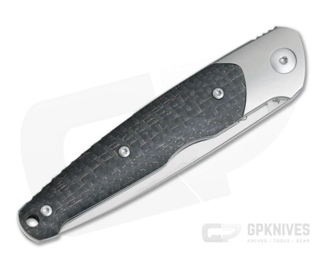 Viper Key Vox Design Slip Joint Bolstered Lightning Strike Carbon Fiber M390 V5978FCB - Image 2