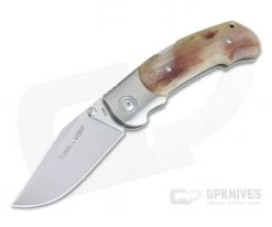 Viper Turn Bolstered Ram Horn Satin M390 Advanced Back Lock Folder V5986MO