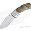 Viper Turn Bolstered Natural Walnut Satin M390 Advanced Back Lock Folder V5986NO