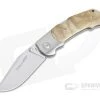 Viper Turn Bolstered Flamed Poplar Wood Satin M390 Advanced Back Lock Folder V5986PI