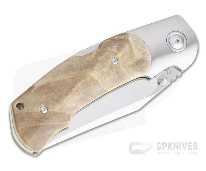 Viper Turn Bolstered Flamed Poplar Wood Satin M390 Advanced Back Lock Folder V5986PI - Image 2
