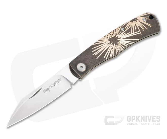 Viper x Thiel Hug Slip Joint Satin M390 Stars Dark Stonewashed Bronze Folder V5990DBRS