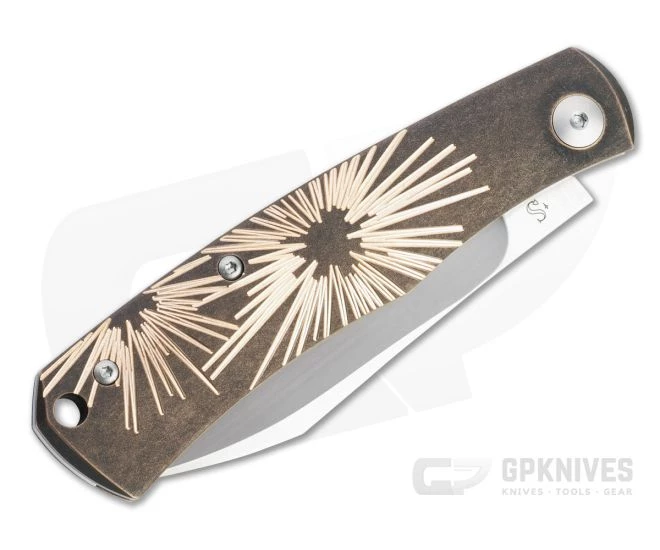 Viper x Thiel Hug Slip Joint Satin M390 Stars Dark Stonewashed Bronze Folder V5990DBRS - Image 2