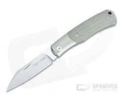 Viper Hug Thiel Design Satin M390 One Bolster Green Micarta Slip Joint Knife V5992CG