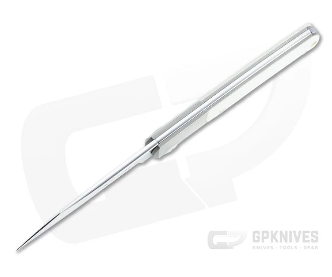 Viper Hug Thiel Design Satin M390 One Bolster Ivory G10 Slip Joint Knife V5992GI - Image 3