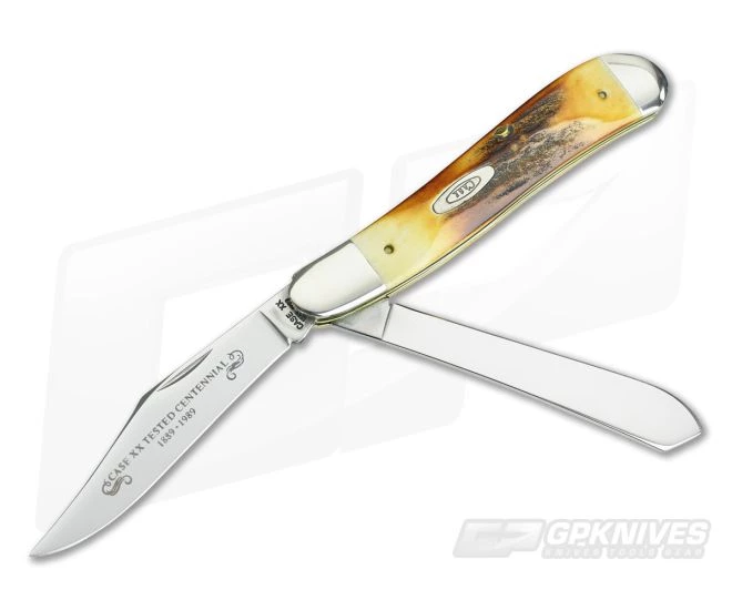 Case 1989 Centennial Stag Dogleg Trapper VX046
