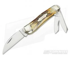 Case Classic 1993 Stag Seahorse Whittler with Bowtie Shield