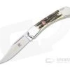 Zwilling J.A. Henckels Cutlery Vintage Stag Lockback Folder
