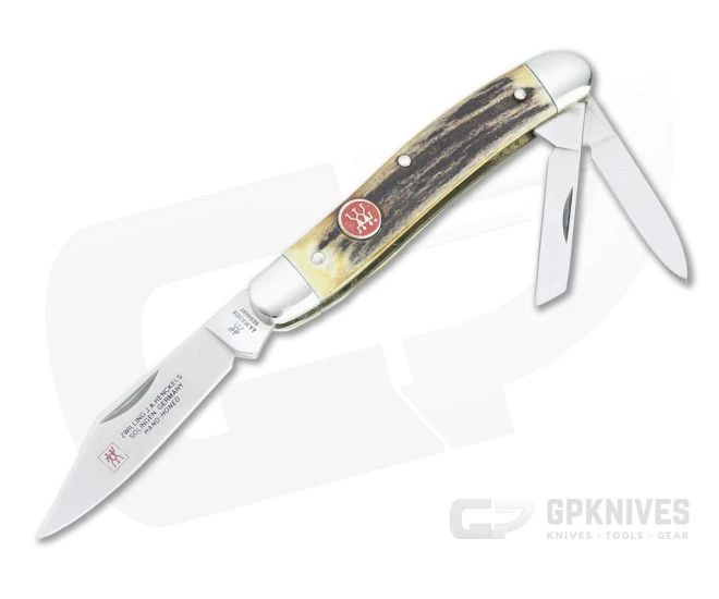 Zwilling J.A. Henckels Cutlery Vintage Stag Stockman Slip Joint